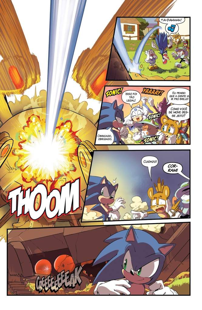 ° Sonic Comic Idw Edição 2 Traduzida Em Pt Br Sonic Amino Ptbr