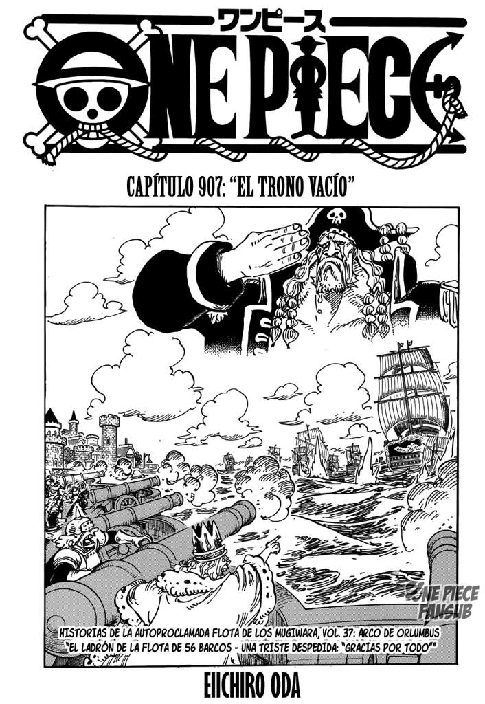 Manga One Piece 907 El Trono Vacio One Piece Revolution Amino