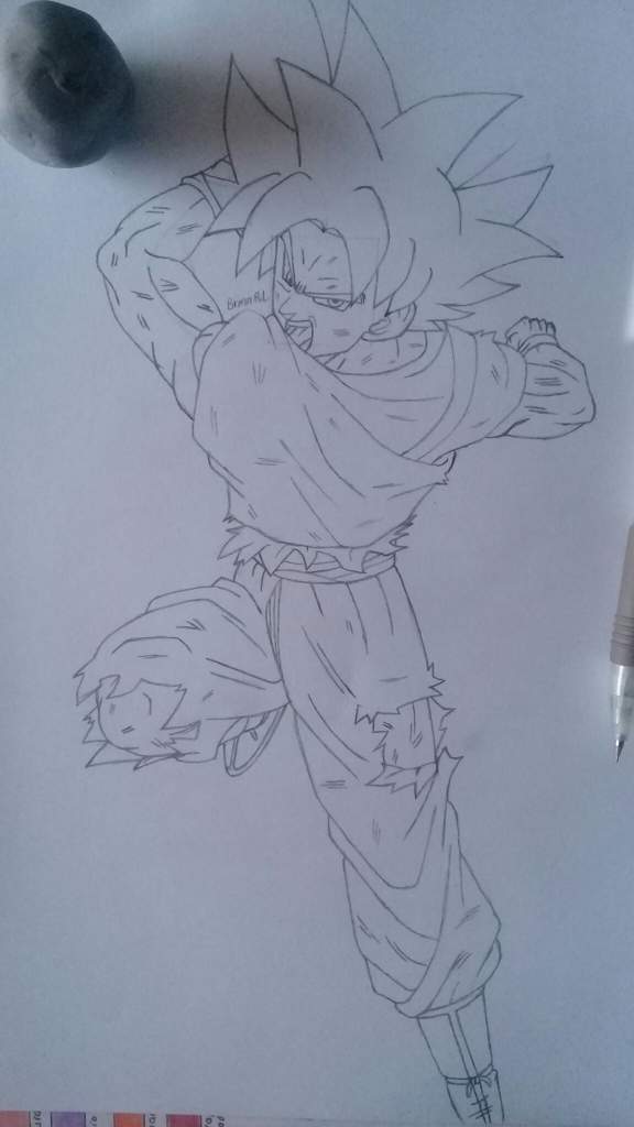 Dibujo De Goku Ultra Instinto Dominado Dibujarte Amino 