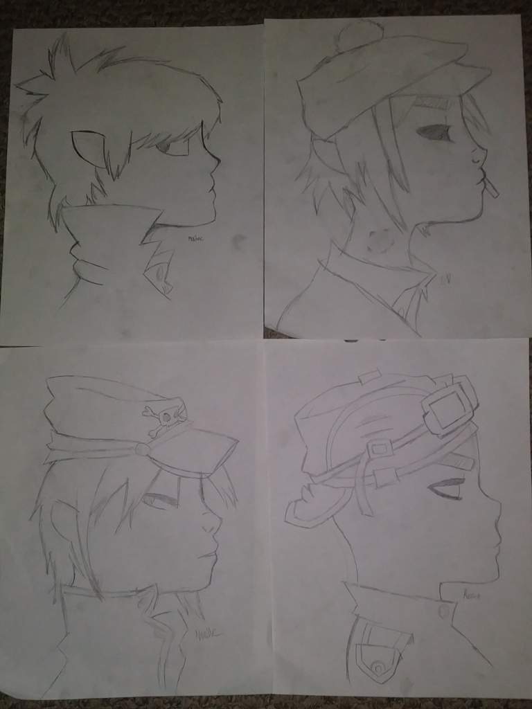 Drew The Demon Days Album Cover Life Size I Will Color It In