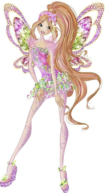 Winx Club Flora All Transformations