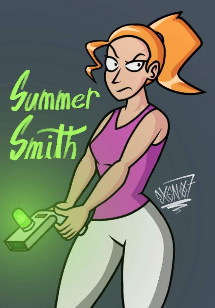 Summer Smith al rescate - Fan art.