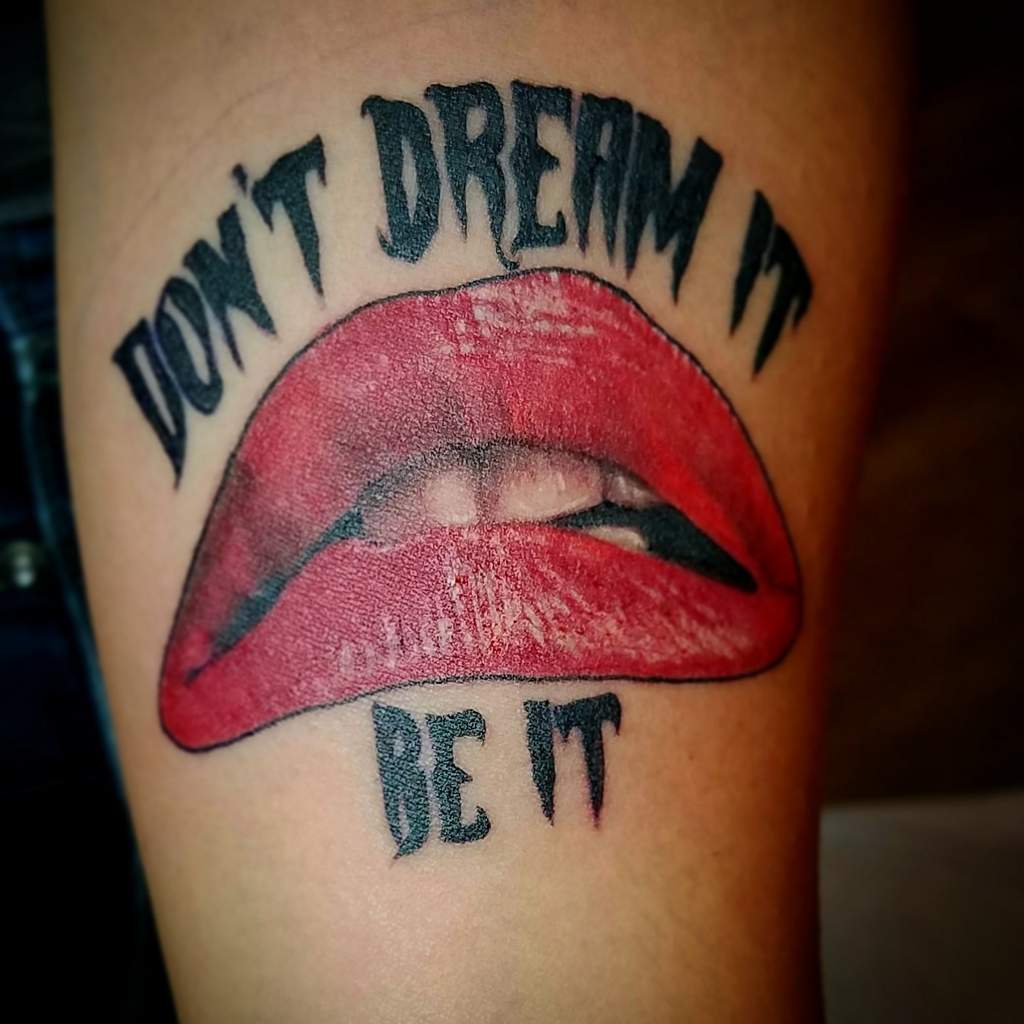 University Ink Tattoo  Rocky Horror lips by Whitney  Facebook