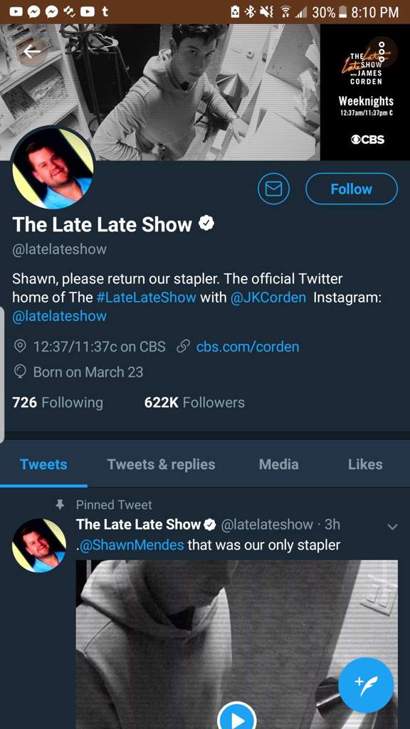 this just in coming on cbs june 12 12 37a cst u s time - latelateshow instagram followers