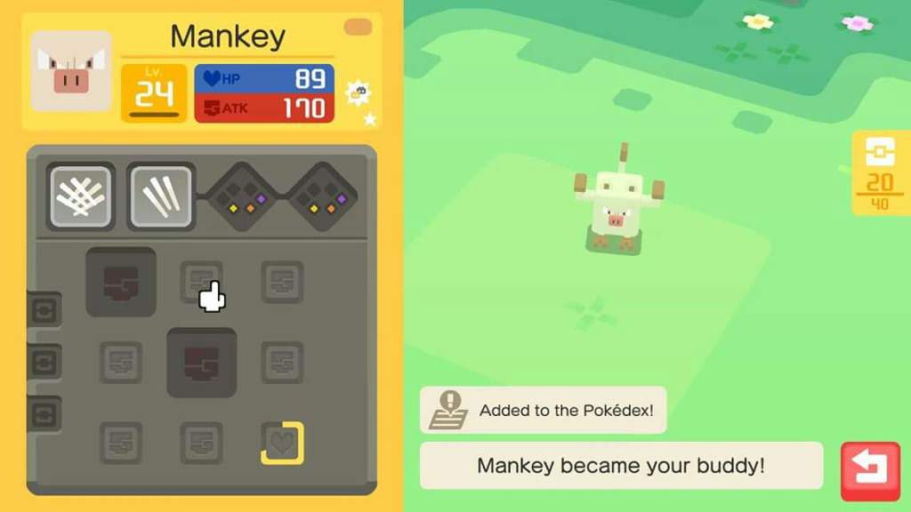 I got a Shiny Mankey on Pokemon Quest? | Nintendo Switch! Amino