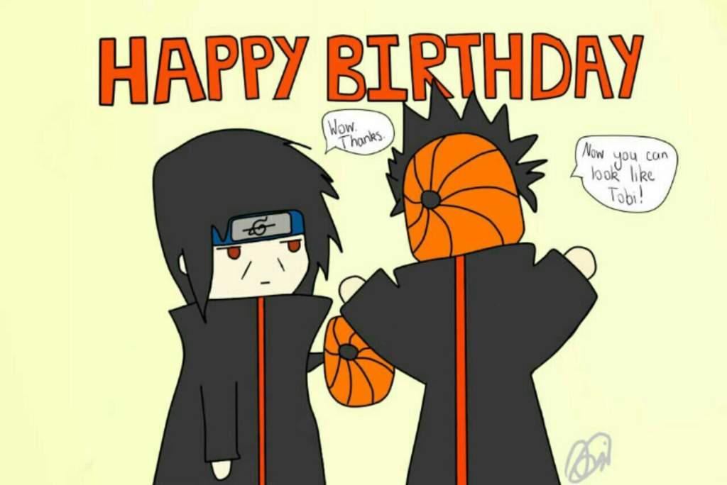 Itachi Birthday Gift Naruto Amino