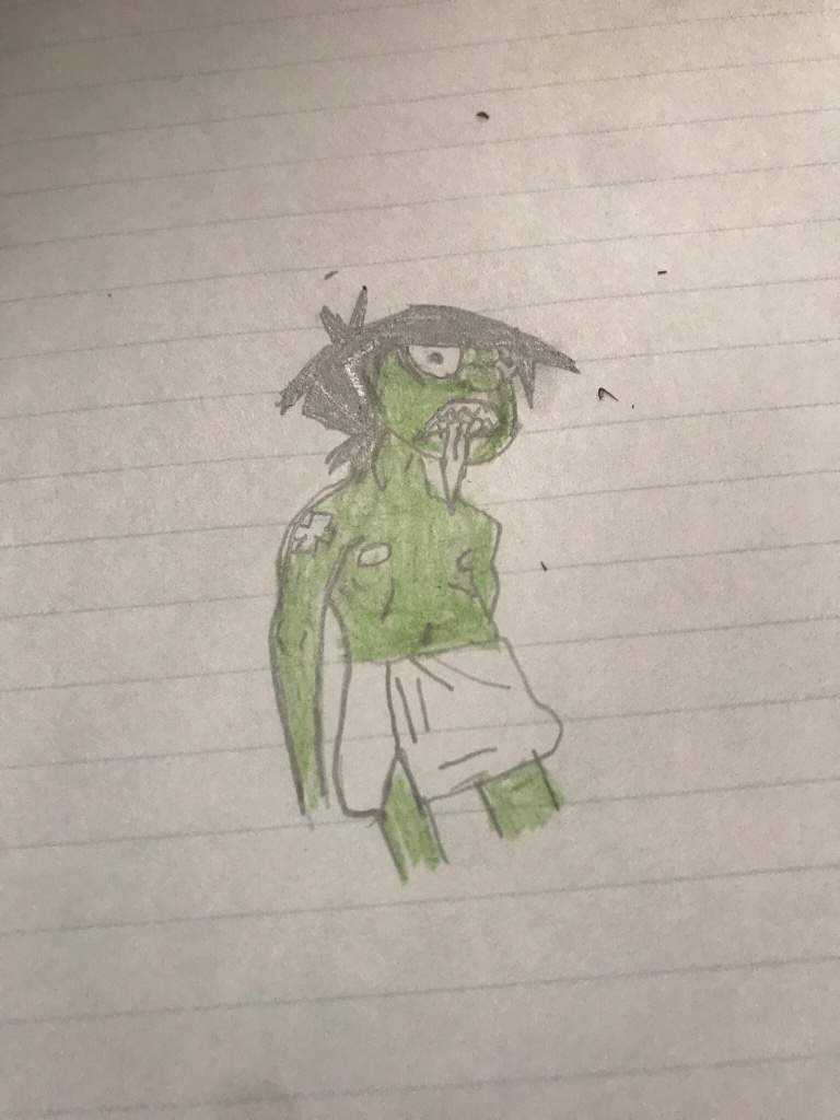 Bad Drawing Of Murdoc From Mtv Cribs Gorillaz Amino