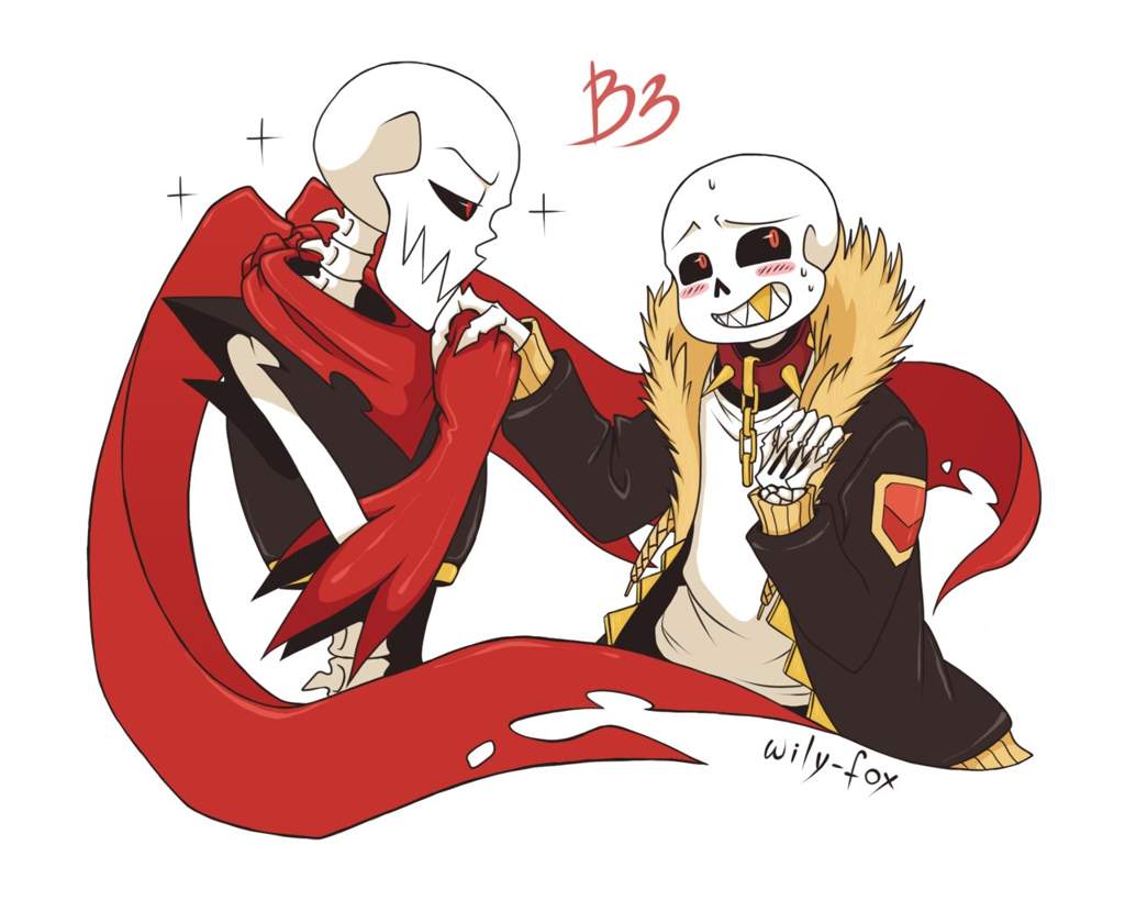 fell Sans x fell Papyrus.