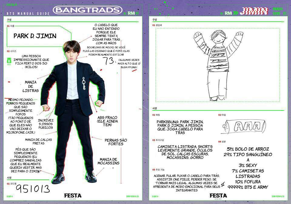 Bts Festa Perfil Dos Membros Bts Zoeira Amino