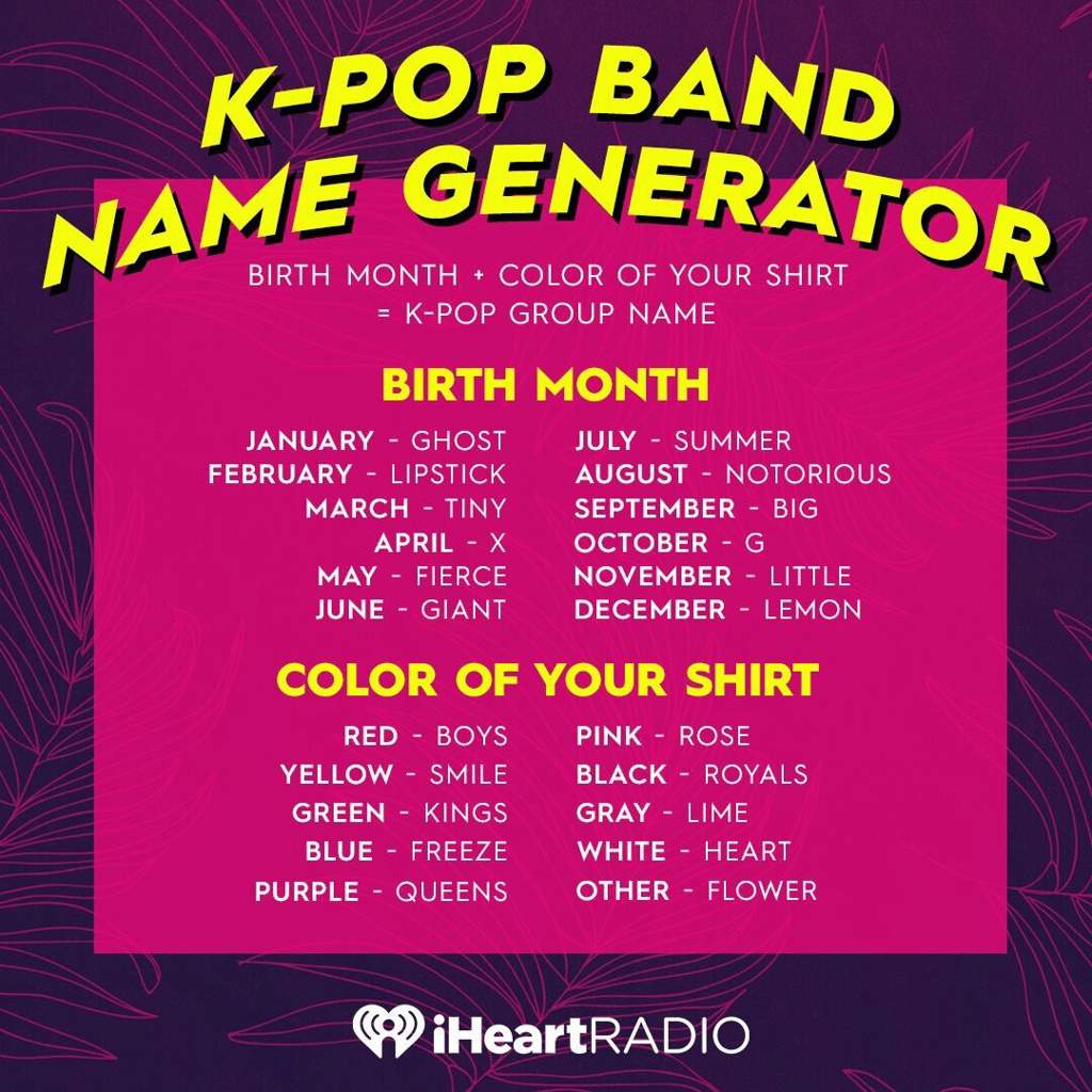 K Pop Kpop Group Names Ideas