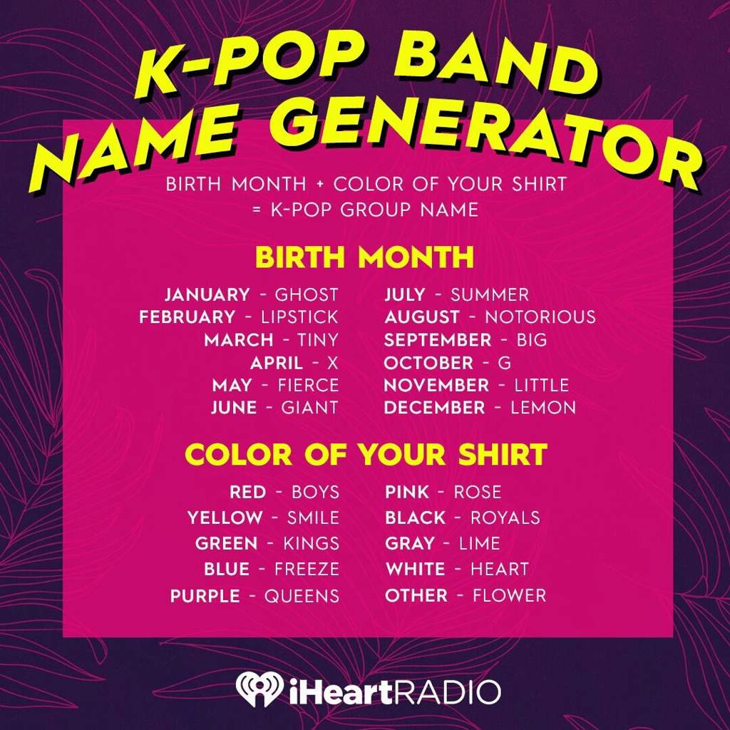 KPOP NAME GENERATOR ARMY's Amino