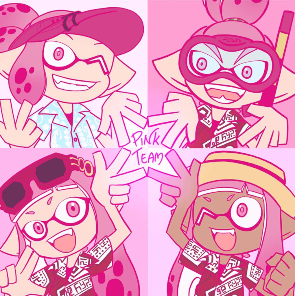 Pink Team | Splatoon Amino