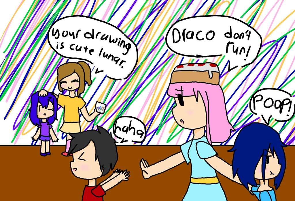 Rainbow And Gold Take Care Funneh Lunar And Draco Itsfunneh