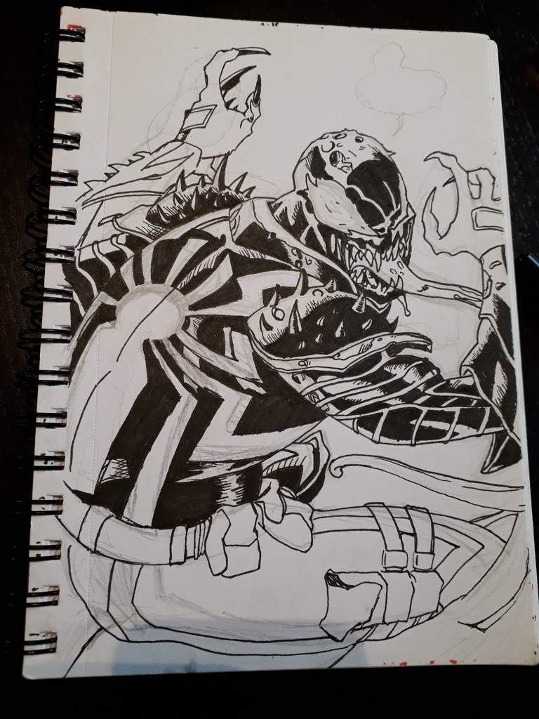 Flash Tompson Is Agent Venom Drawing Marvel Amino