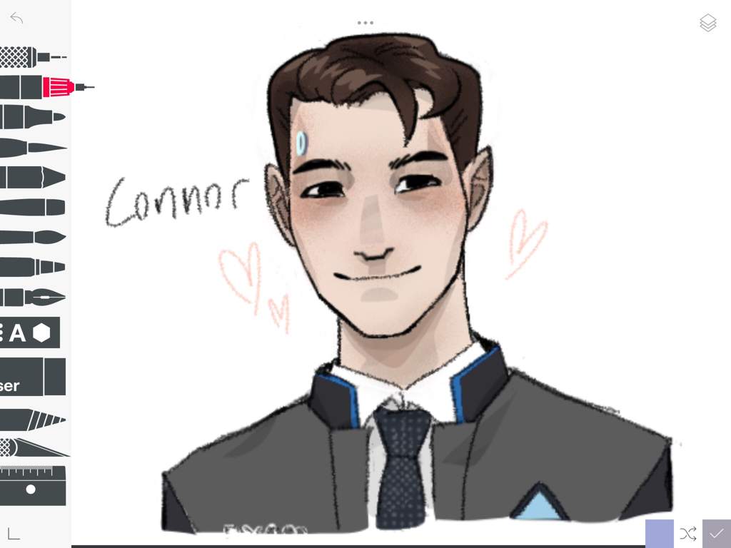 Connor Fanart Introduction Too Detroitbecome Human Official