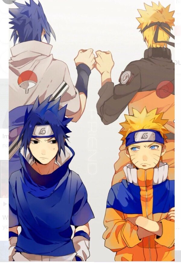 If naruto and sasuke fist bumped in the anime like this i'd get chills | Naruto Amino