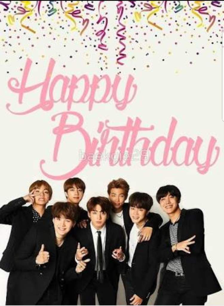 Birthday Wishes From Bts