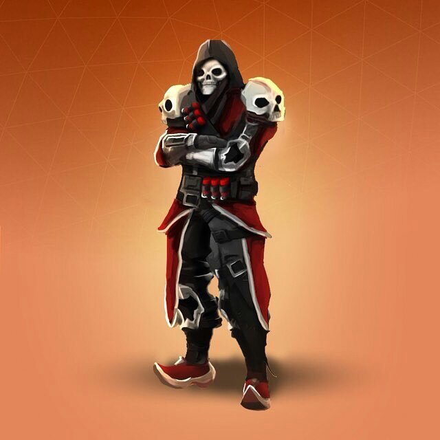new skull trooper v2 - fortnite red skull trooper