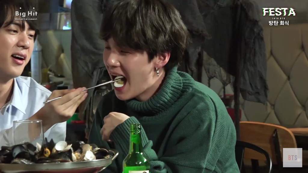 Bts Festa 18 D9 Dinner Party 방탄회식 Min Suga Amino