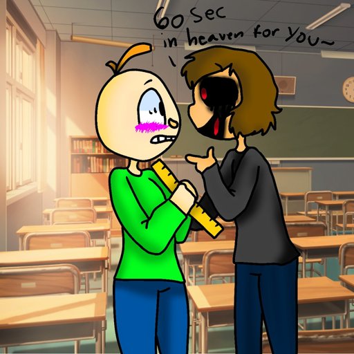 Baldi x principal of the thing 💖💗😍😊 | Baldi's Basics Amino