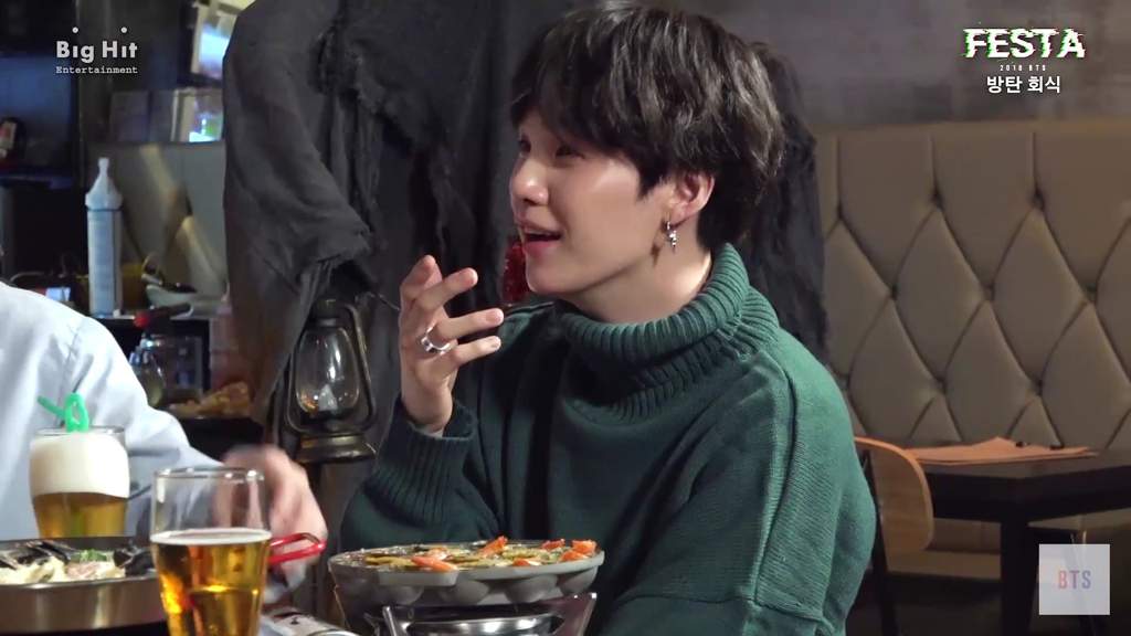 Bts Festa 18 D9 Dinner Party 방탄회식 Min Suga Amino