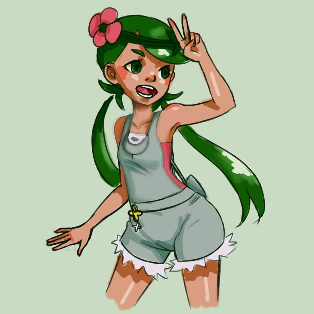 {My Art} Mallow/Lulú | Pokémon Amino