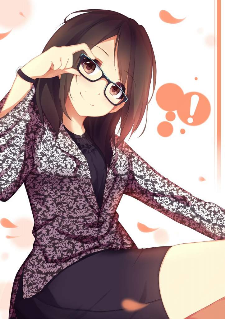 Anime girls in glasses
