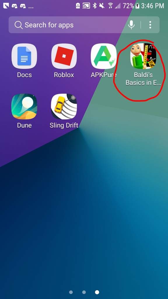 If Anybody Wants The Mobile Android Version Of Baldi Basic Baldi S Basics Amino - its baldi but with a different jumpscare sound roblox