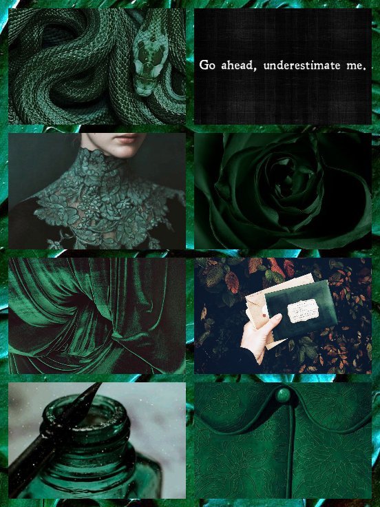 slytherin aesthetic moodboard | Harry Potter Amino
