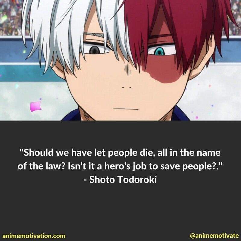 boku no hero academia todoroki quotes