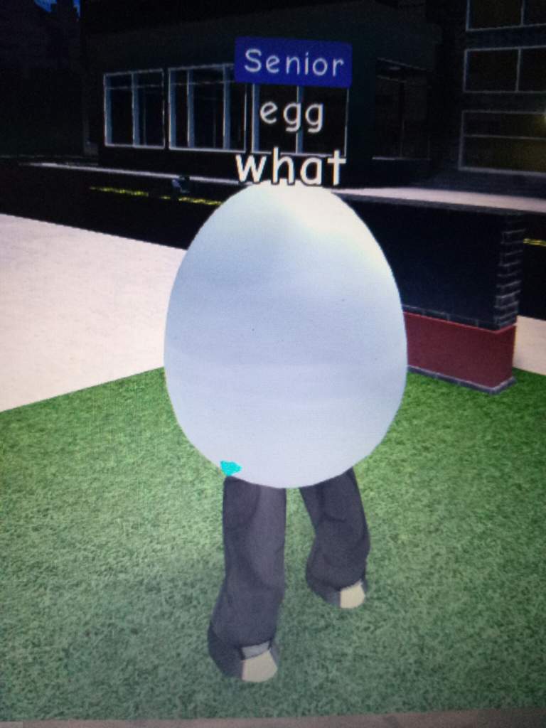 Egg With Legs In Robloxian Highschool Because Fuck Logic - 