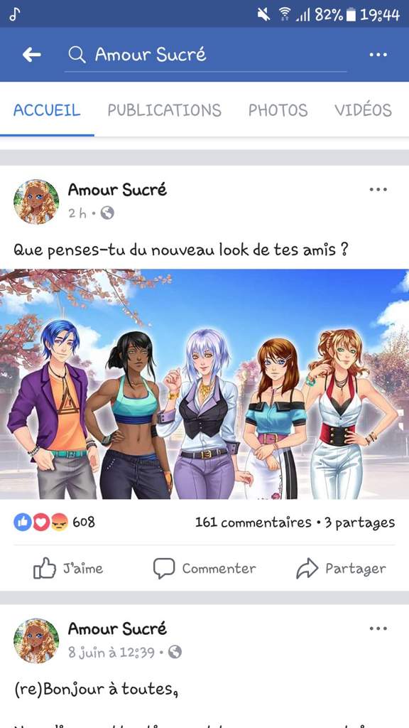 Facebook Amour Sucré 17 Amour Sucré Eldarya France Amino