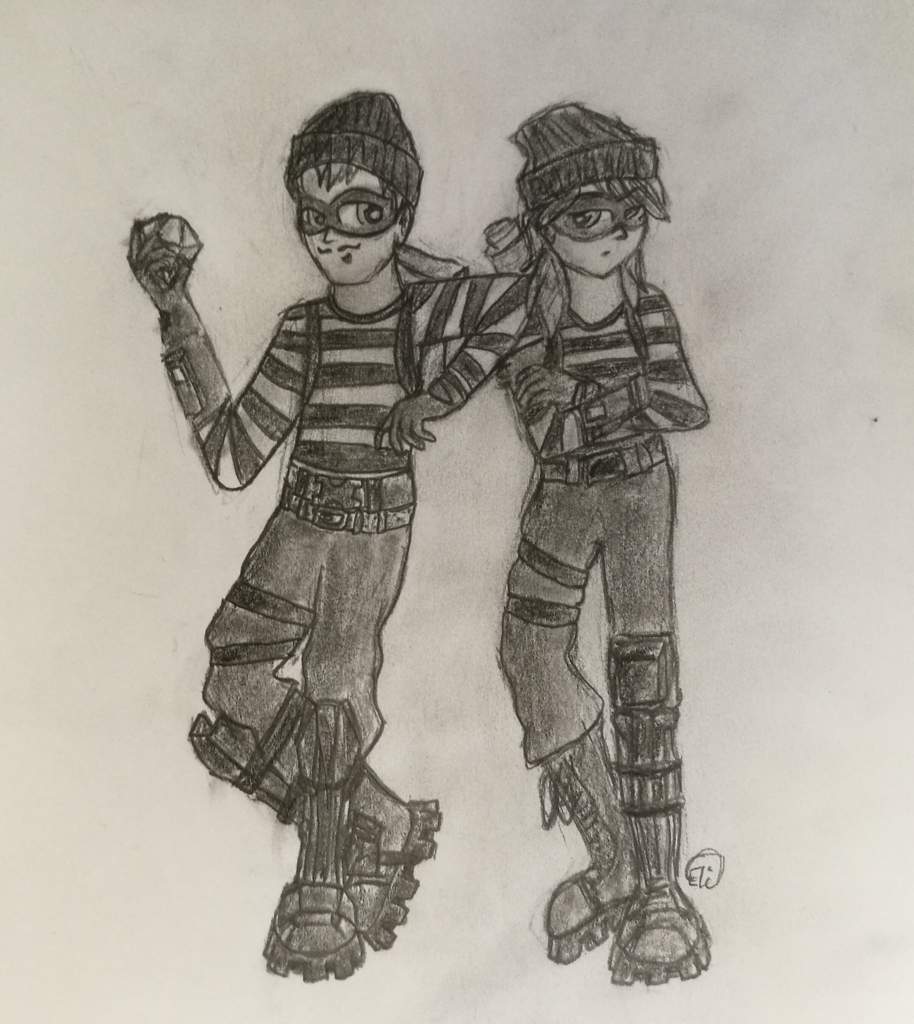 the thieves fortnite fanart - rapscallion fortnite drawing