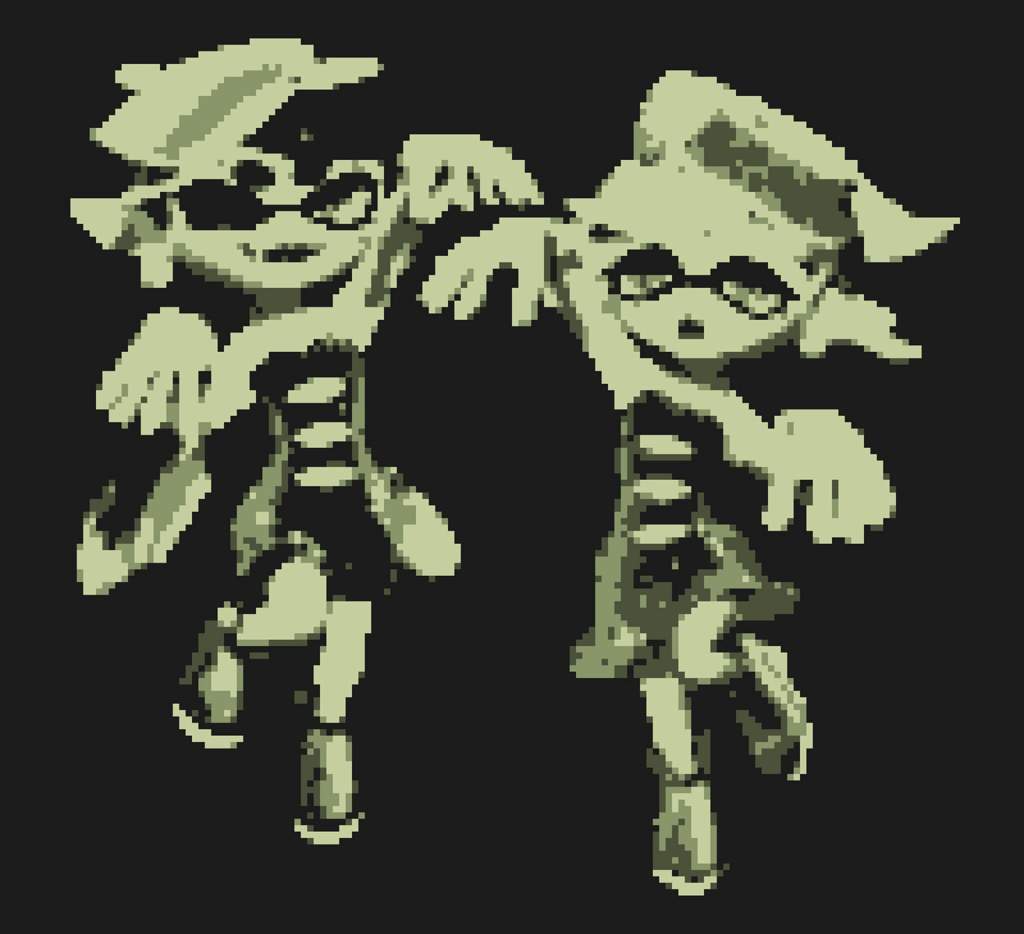 I Made Those Using The App 8bit Photo Lab Splatoon Amino