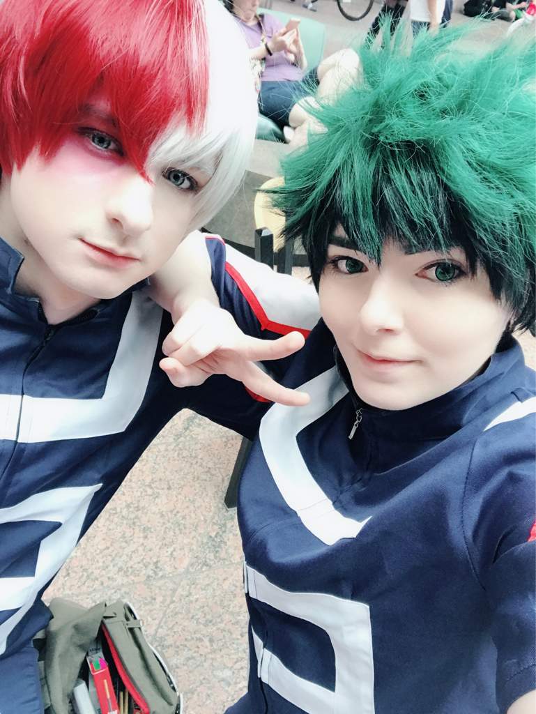 Todoroki x Midoriya (Tododeku) cosplay (with purikura!) | My Hero ...