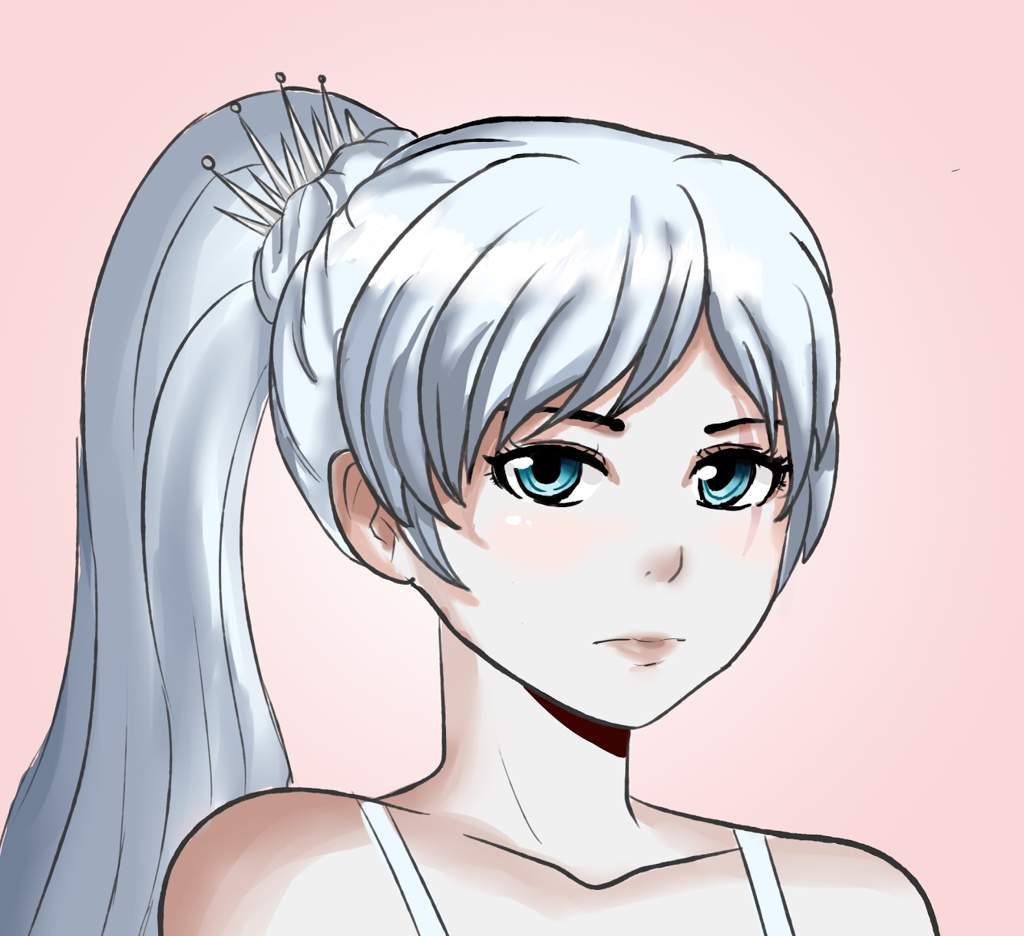 Weiss Schnee Portrait Fanart Rwby Amino