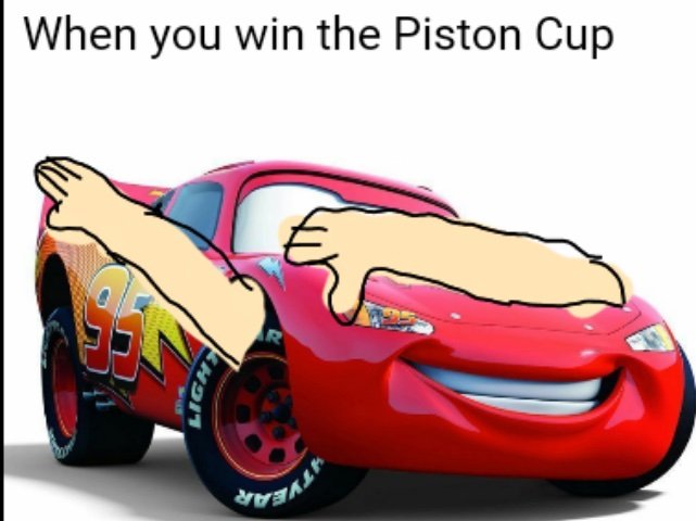 Lots of lightning mcqueen (and some mater) memes.