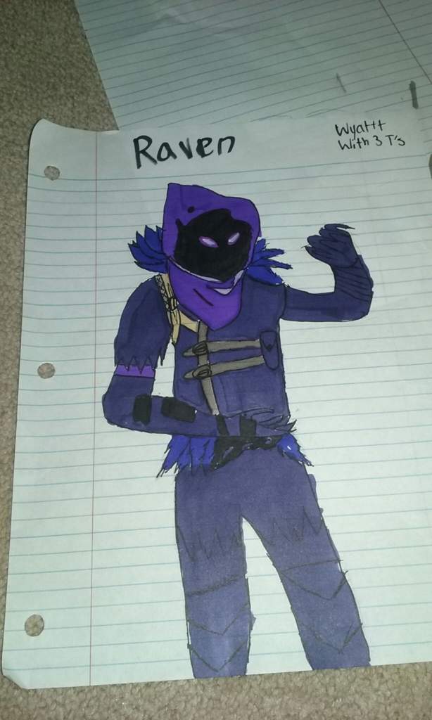 Fortnite jacket raven