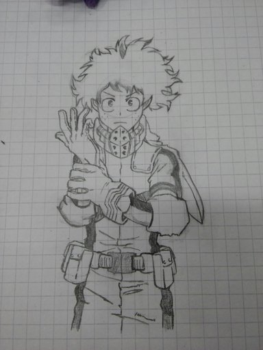 Dibujo a lapiz de deku | Arte Anime Amino Amino