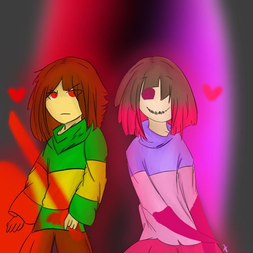 LOVE | Chara and Bête Noire | Glitchtale Amino