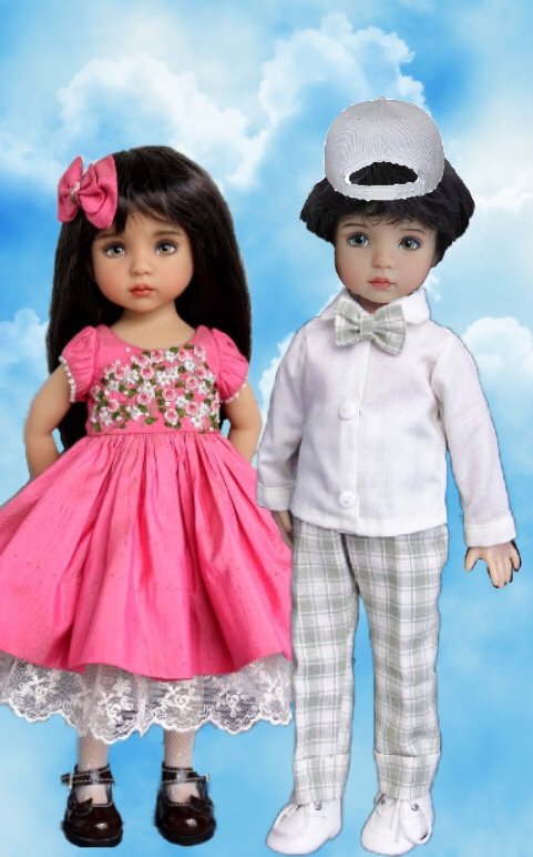 Racquelle and Ryan as kids | Barbie Amino