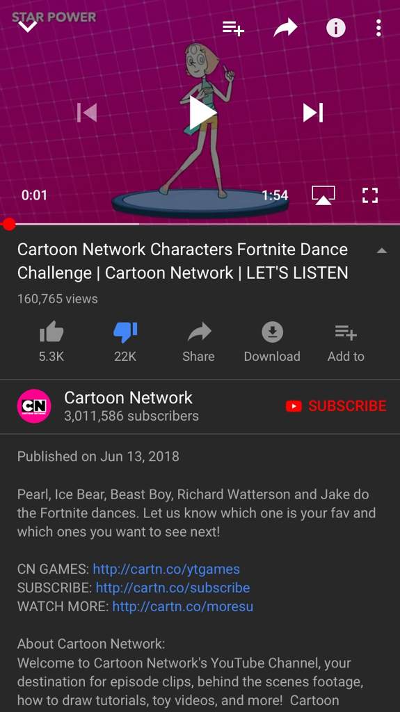 Cartoon network fortnite dance challenge