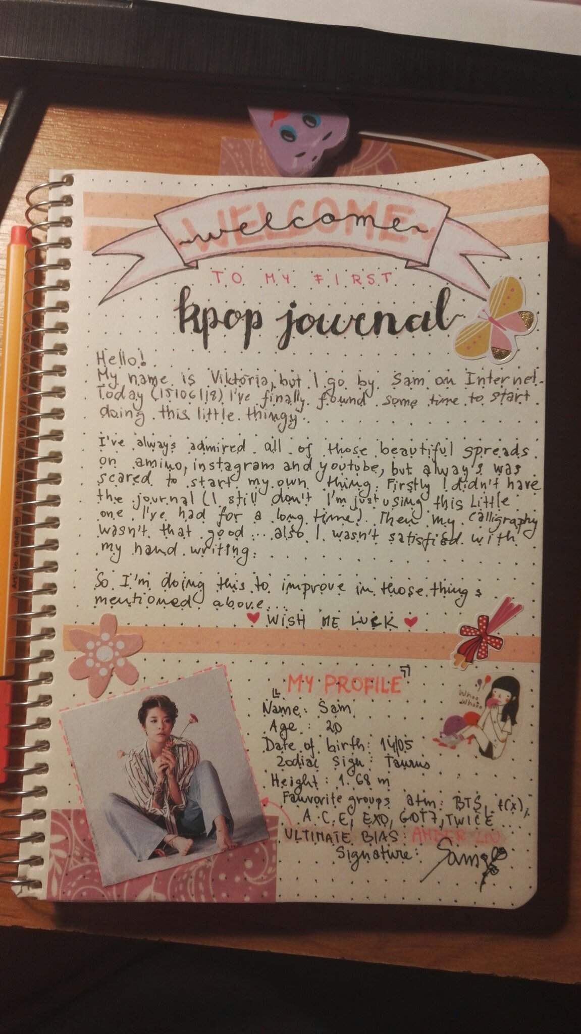 My first ever journal entry | Kpop Journals Amino