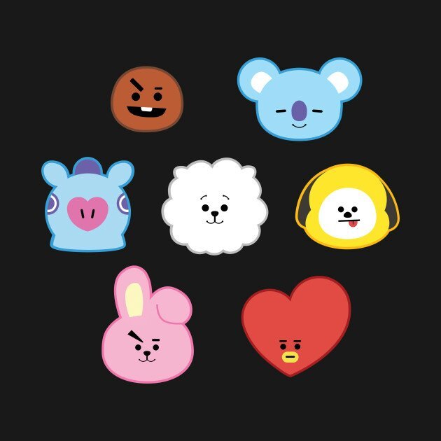 BT21 Characters Drawing!!!(///^.^///) |300 Follows Appreciation Part 1 ...