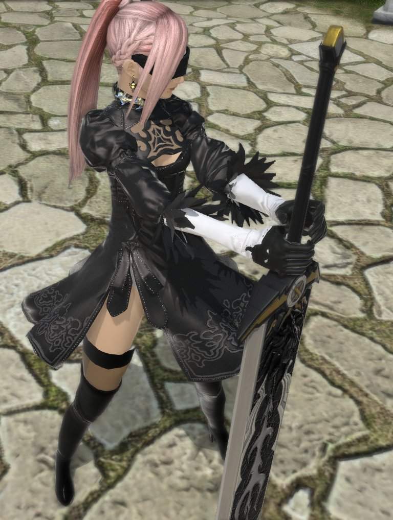 FFXIV - 2B Outfit (MOD) | Final Fantasy Amino
