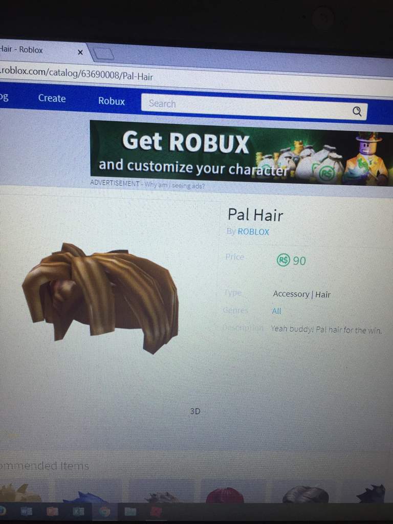 Pal Hair Roblox Wiki