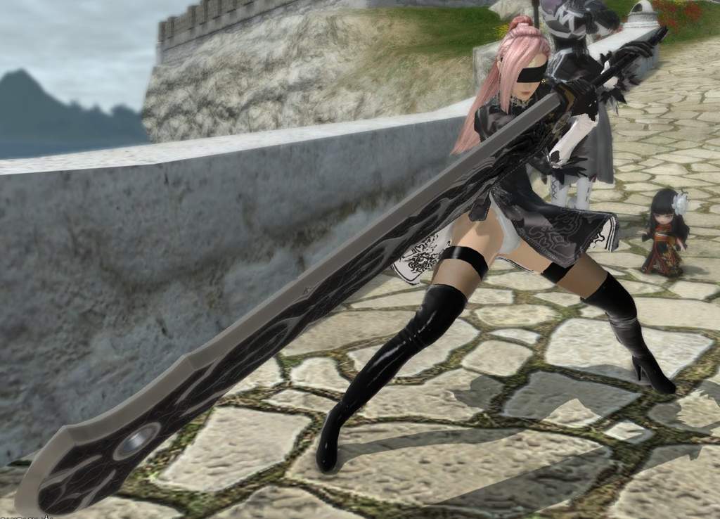 FFXIV - 2B Outfit (MOD) | Final Fantasy Amino