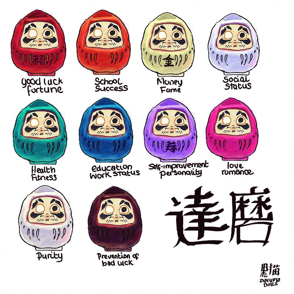 princess daruma doll