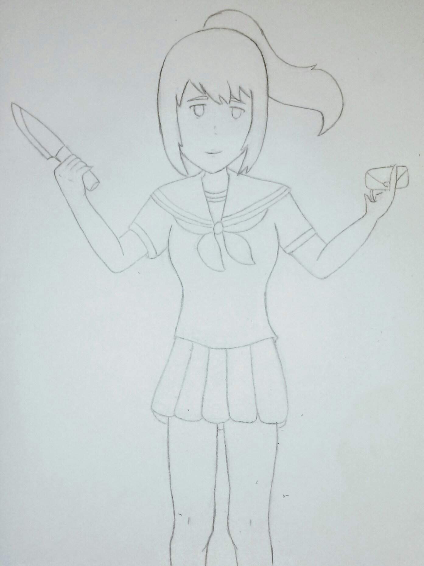 Ayano Aishi drawing | Yandere Simulator Amino