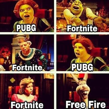 qual vcs preferem - foto de fortnite e free fire